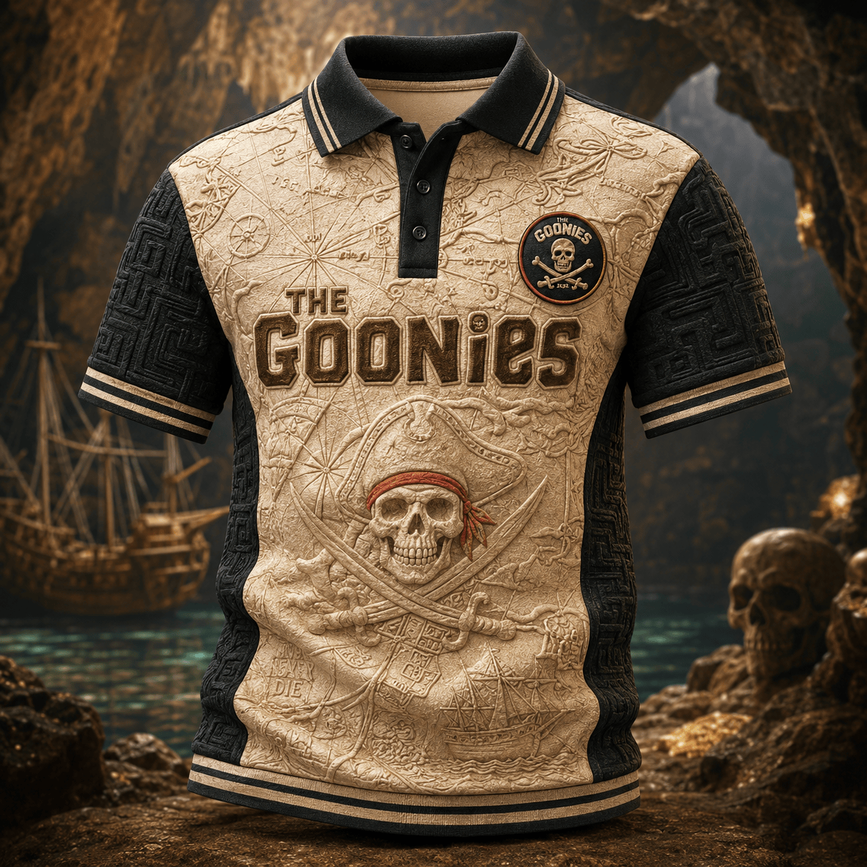 PREMIUM TGNS EMBOSS POLO SHIRT NTVA