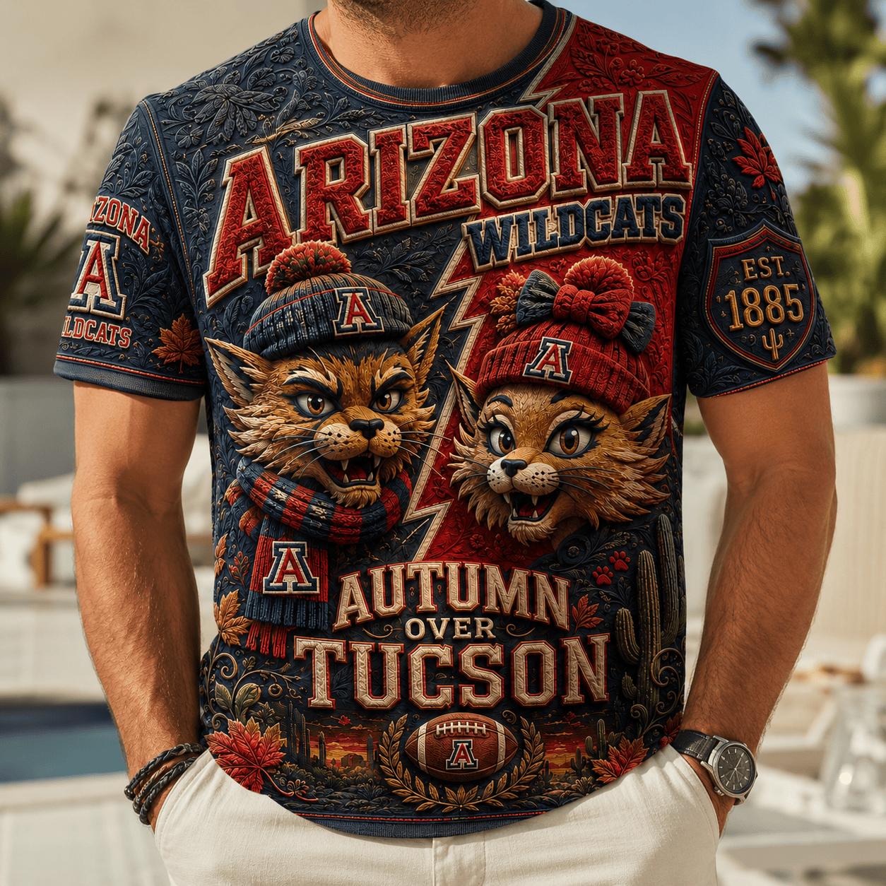 PREMIUM AWC 3D EMBOSS SHIRT NTB