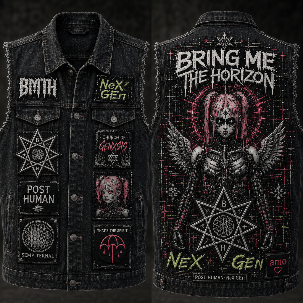 BMTH PREMIUM DENIM VEST NVH