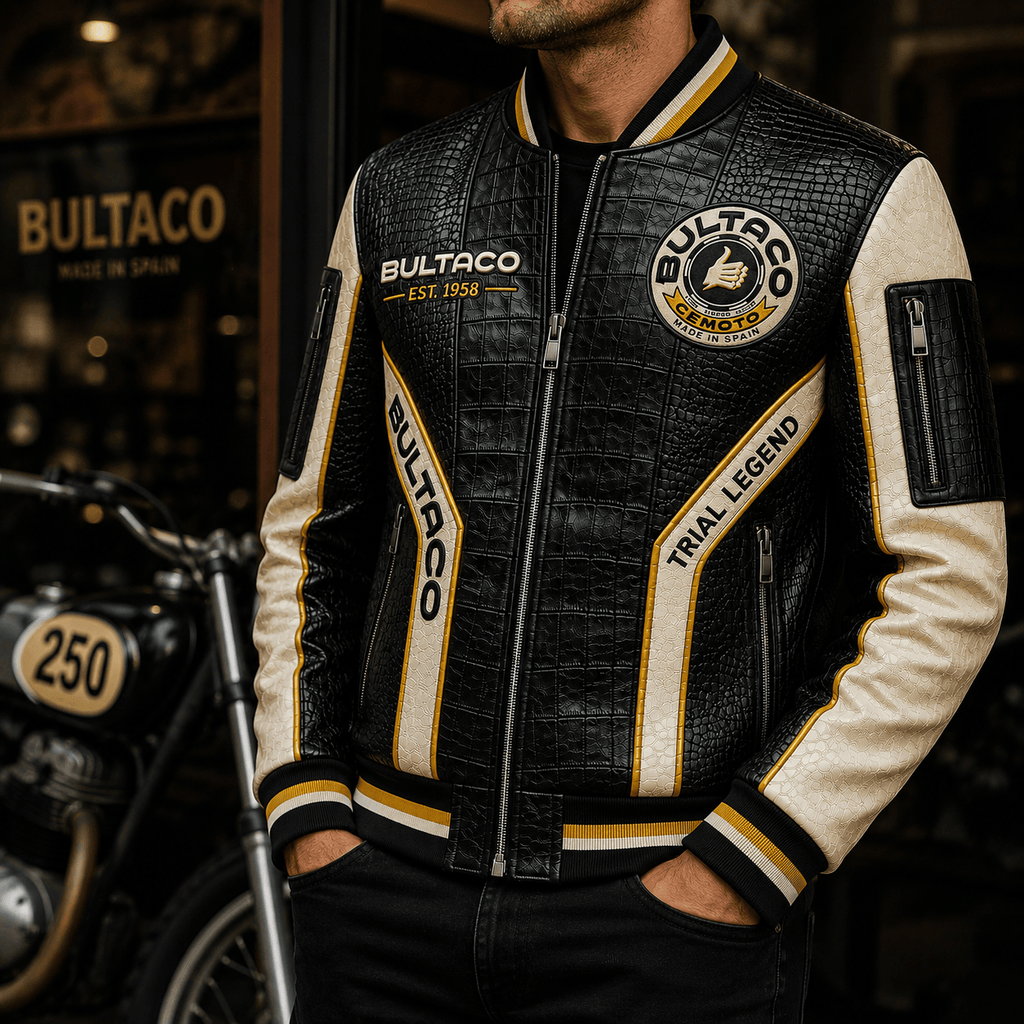 Premium BUL Leather Zipper Jacket TNSM