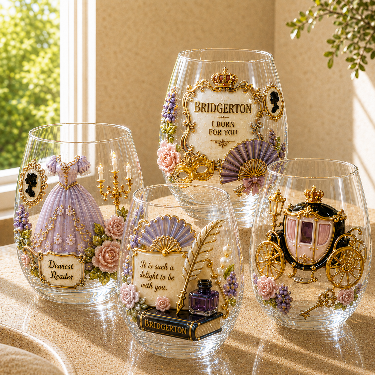 Premium BDGT Whiskey Glass Set TMH