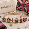 TSEP Gold Charm Bracelet Set PTT